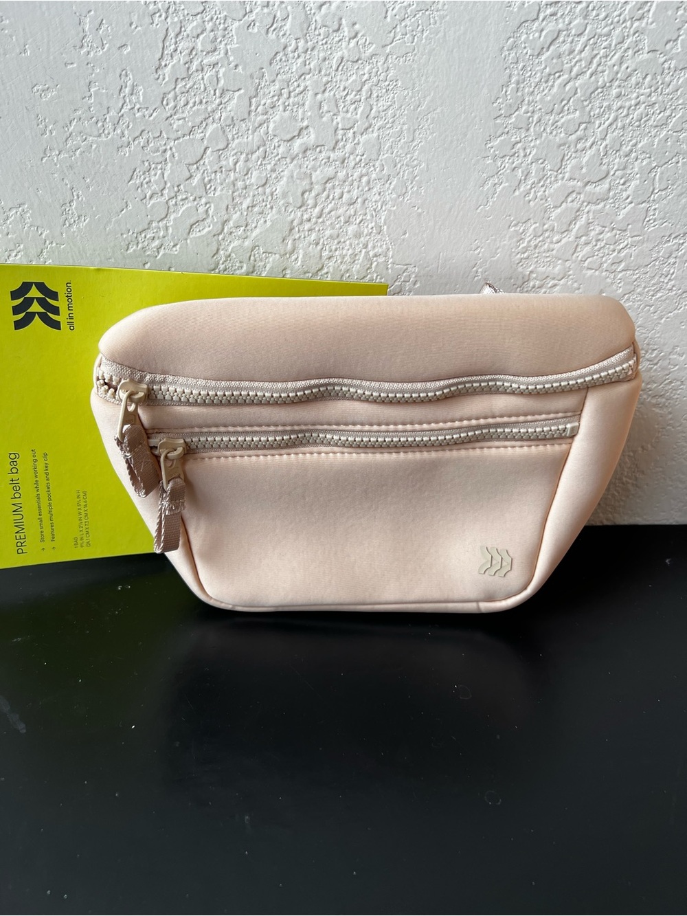 NWT All In Motion Premium Belt Bag Fanny Pack - Beige/Tan